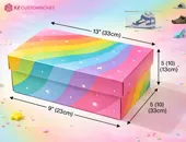 shoe box dimensions X